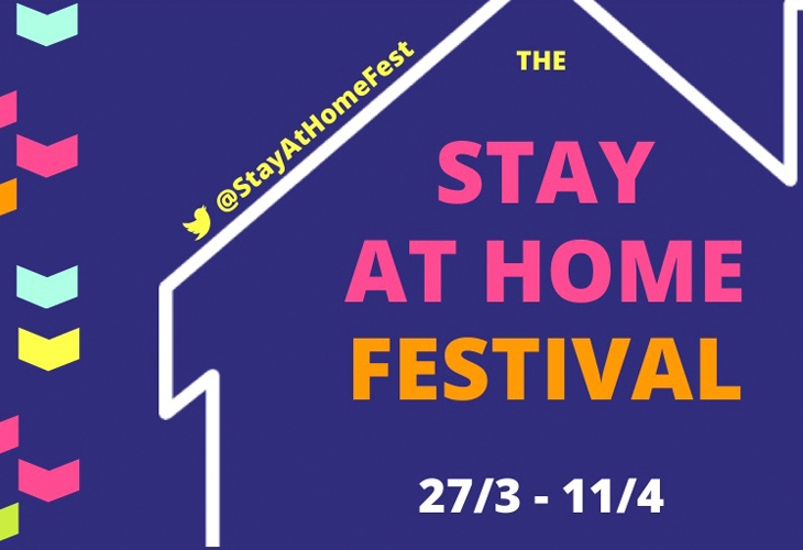 The Stay at Home Literary Festival books on the 7:47